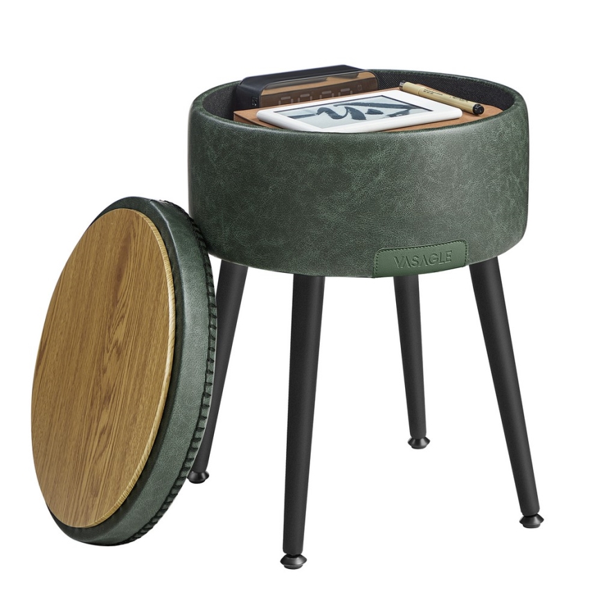 CORE Leather Stool - Green