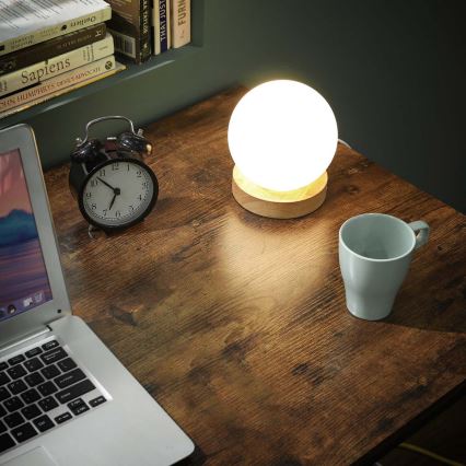 Corner desk SOLEA brown/black