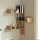 Corner wall shelf 109,4x60 cm pine atlantic