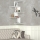 Corner wall shelf CANIKO 109x51,5 cm white