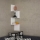 Corner wall shelf CORNER 105,4x25 cm white