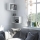 Corner wall shelf PART 85,5x47 cm white