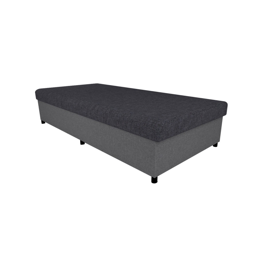 CORY Upholstered Daybed with Storage 80x200 Grey