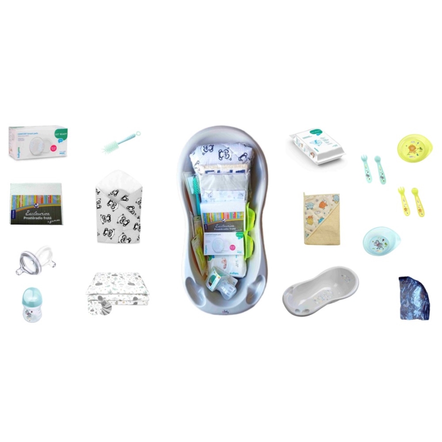 COSING - 16-Piece Newborn Starter Kit, Grey