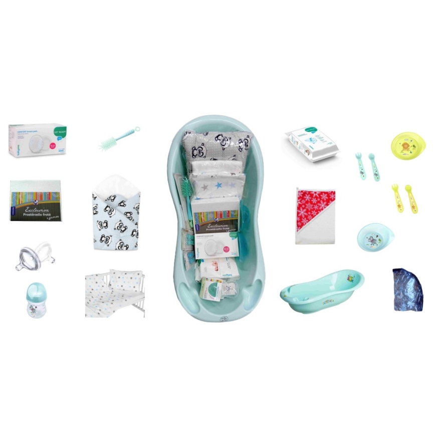 COSING - 16-piece Newborn Starter Set, Mint