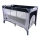 COSING - ADAM Travel Cot with Adjustable Positioning, Zebra Grey