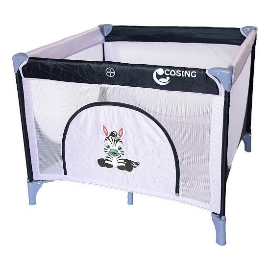 COSING - Baby Playpen EMA Zebra Grey