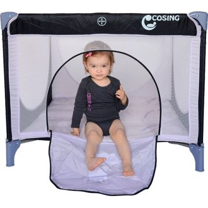 COSING - Baby Playpen EMA Zebra Grey