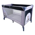 COSING - Travel Cot ADAM Zebra Grey