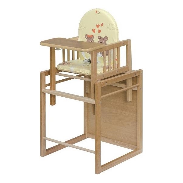 COSING - Viktoria 2-in-1 Children's Dining Chair Beech/Cream