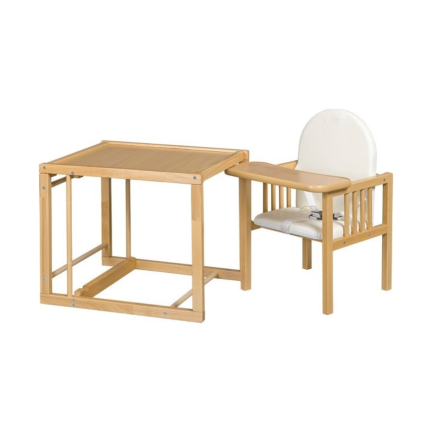 COSING - Viktoria 2-in-1 Kids' Dining Chair beech/green