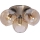 Cottex CAPELLA Ceiling Light 3xE14/40W/230V Ø 37 cm, Smoked/Brown
