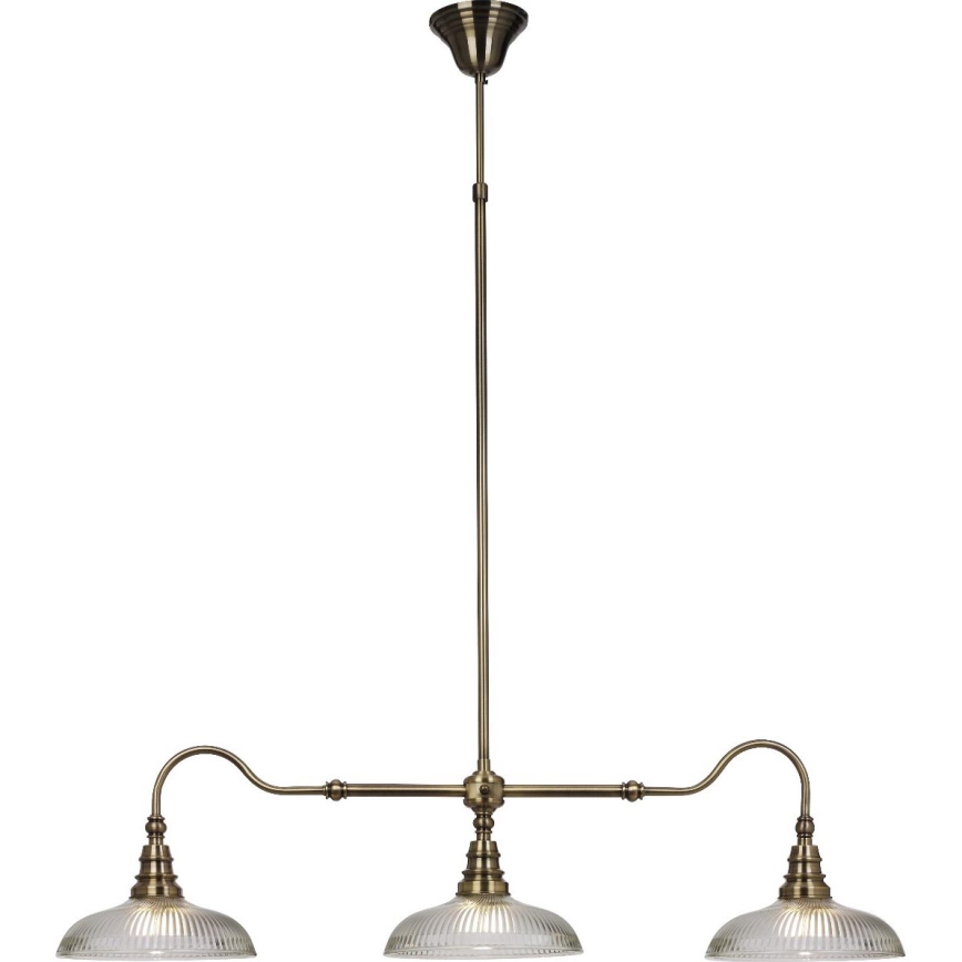 Cottex - SNOOKER Rod Pendant Light 3xE27/60W/230V