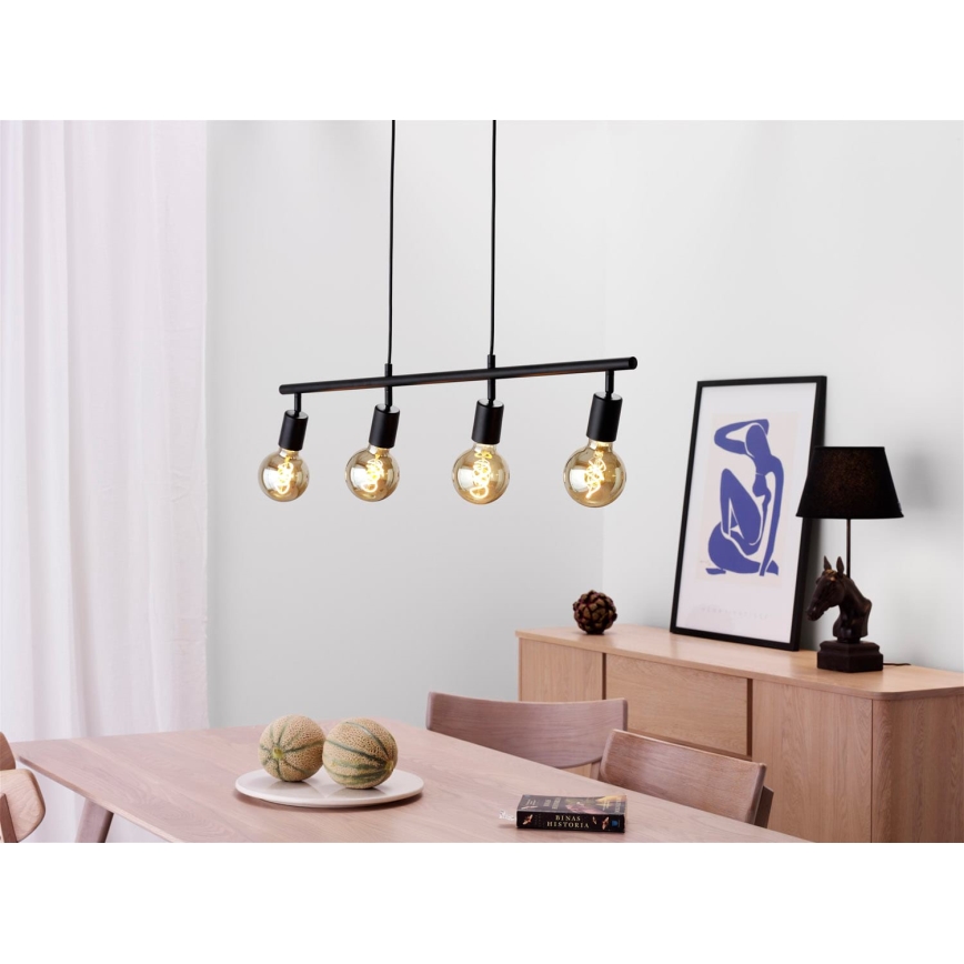 Cottex - Cable-suspended pendant light ARC 4xE27/60W/230V