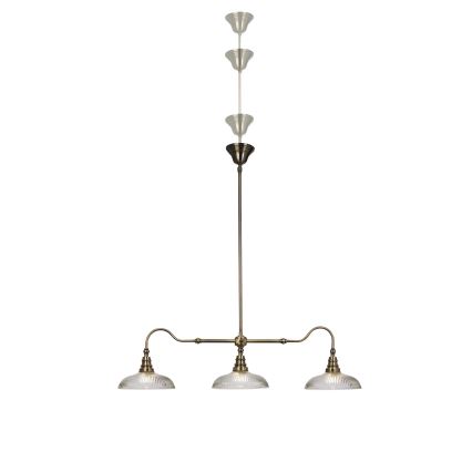 Cottex - SNOOKER Rod Pendant Light 3xE27/60W/230V