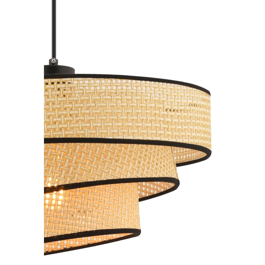 COUPER 1xE27/60W/230V beige/black pendant lamp
