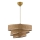 COUPER Pendant Light 1xE27/60W/230V brown/glossy chrome