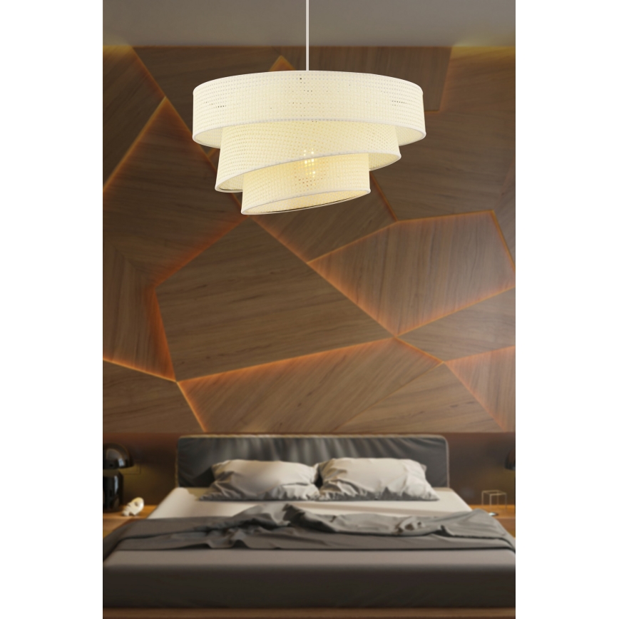Couper Pendant Light 1xE27/60W/230V White