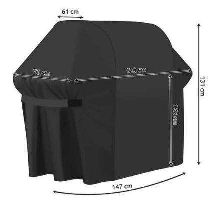 Cover for garden grill 131x130x75 cm