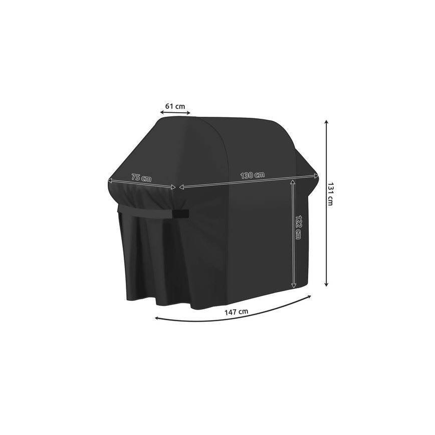 Cover for garden grill 131x130x75 cm