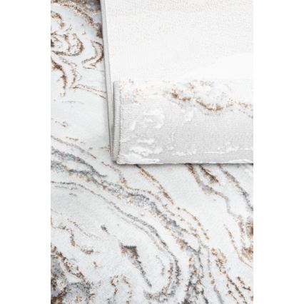 CREATION rug 200x290 cm 1950g/m2 gray/brown marble pattern