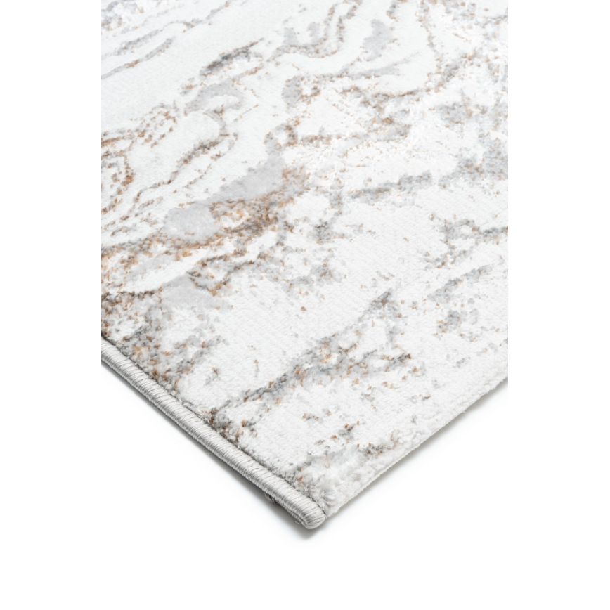 CREATION rug 200x290 cm 1950g/m2 gray/brown marble pattern