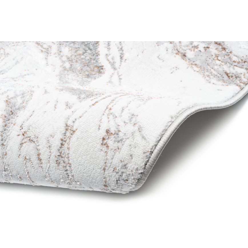 CREATION rug 200x290 cm 1950g/m2 gray/brown marble pattern