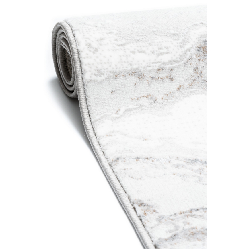 CREATION rug 200x290 cm 1950g/m2 gray/brown marble pattern