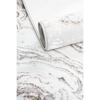 CREATION rug 200x290 cm 1950g/m2 gray/brown marble pattern