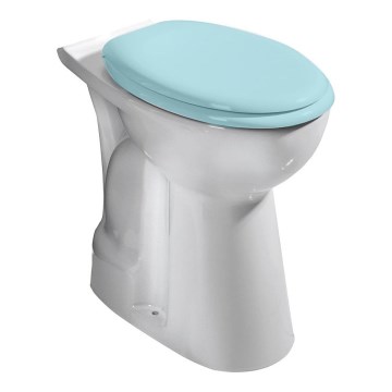 Creavit - Barrier-free close-coupled toilet with bottom waste outlet, white ceramic