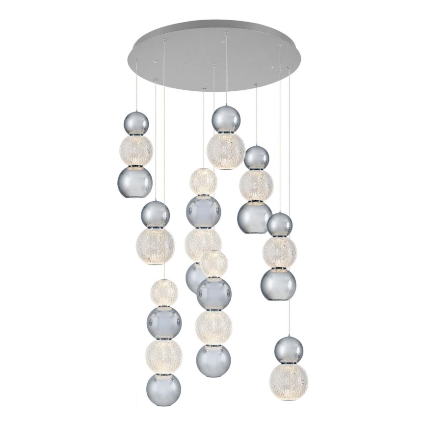 CREMONA LED Cable Pendant Light 51W 230V 3000K Matte Chrome
