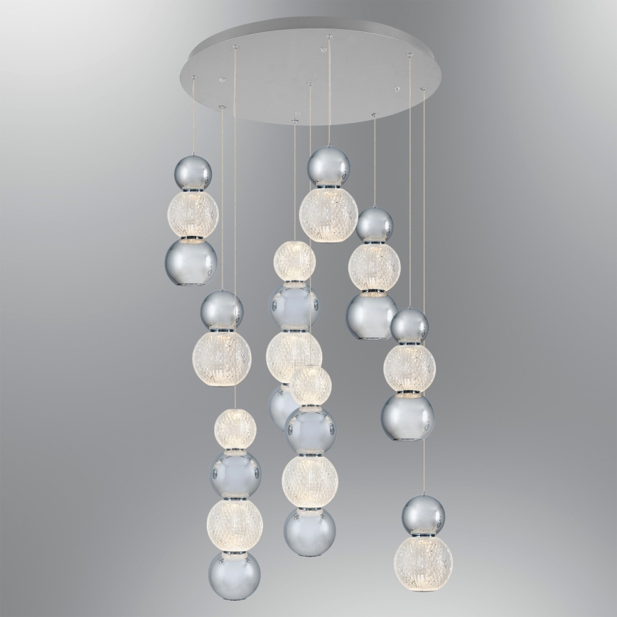 CREMONA LED Cable Pendant Light 51W 230V 3000K Matte Chrome