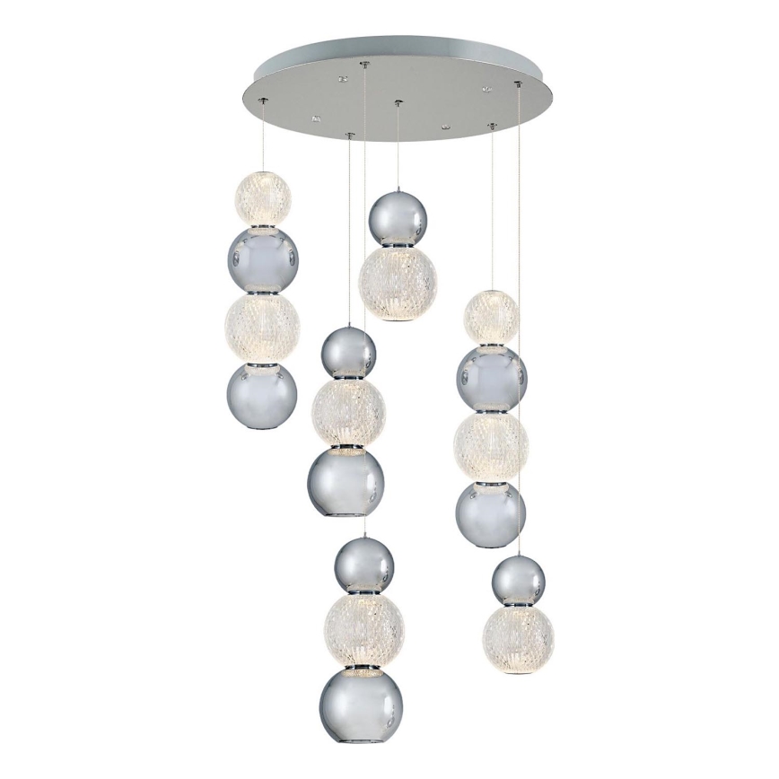 CREMONA LED Pendant Light LED/34W/230V 3000K Matte Chrome