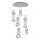 CREMONA LED Pendant Light LED/34W/230V 3000K Matte Chrome
