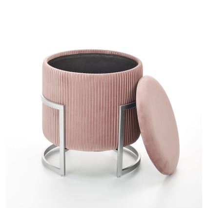 CRICKET Stool Ø 40 cm, Pink