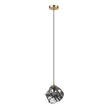 CRISTAL cable pendant 1xE14/15W/230V brass/smoked black