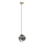 CRISTAL cable pendant 1xE14/15W/230V brass/smoked black