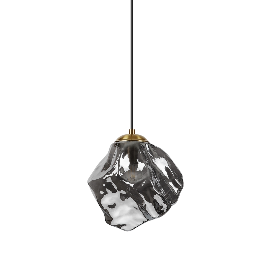 CRISTAL cable pendant 1xE14/15W/230V brass/smoked black