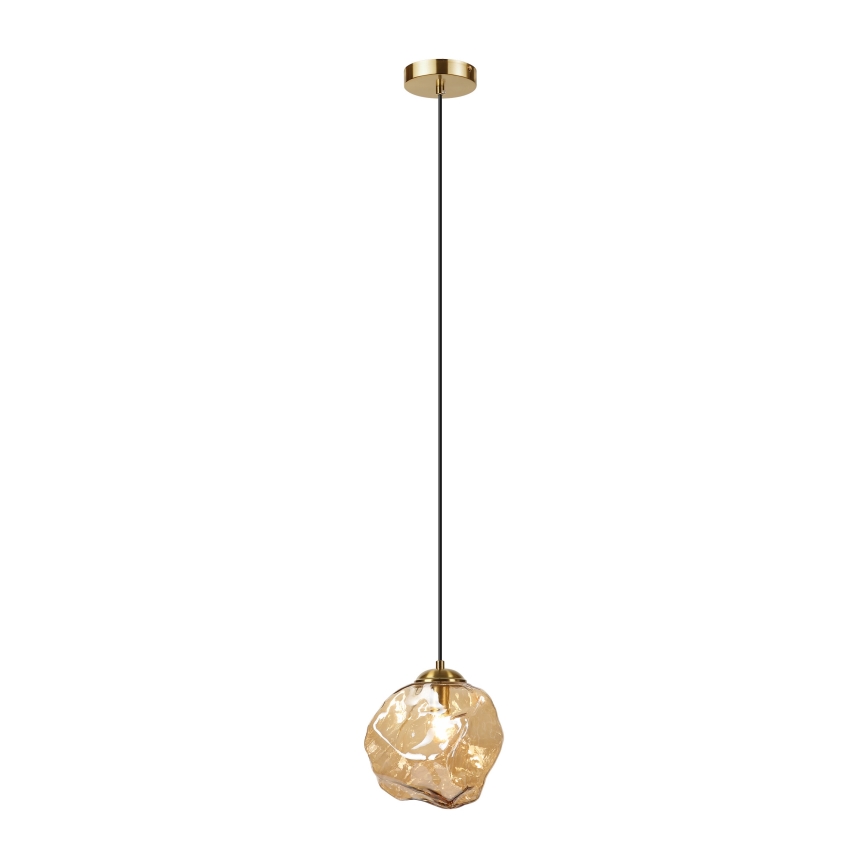 CRISTAL Cable Pendant 1xE14/15W/230V – Brass/Smoky Beige