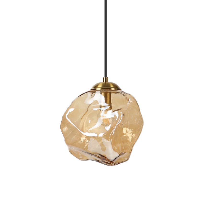 CRISTAL Cable Pendant 1xE14/15W/230V – Brass/Smoky Beige