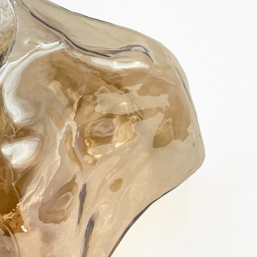 CRISTAL Cable Pendant 1xE14/15W/230V – Brass/Smoky Beige