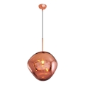 CRUMPLED Cord Pendant Light 1xE27/24W/230V, Ø 36 cm, Copper