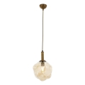 CRUMPLED Pendant Light 1xE27/40W/230V Bronze/Beige