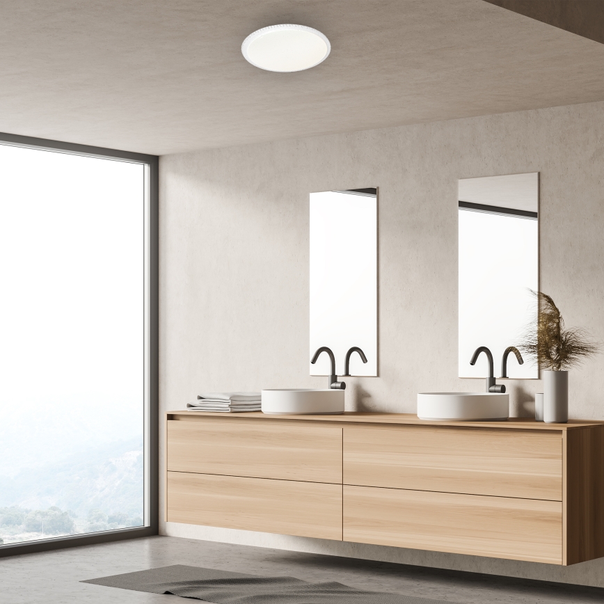 LED Dimmable Ceiling Light CRUZ LED/40W/230V 2000lm + Remote Control