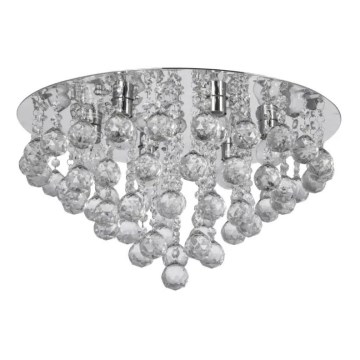 Crystal ceiling light 6xE14/60W/230V