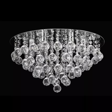 Crystal ceiling light 6xE14/60W/230V