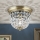 Crystal ceiling light PLAFOND 1xE27/40W/230V d. 26 cm bronze