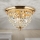 Crystal ceiling light PLAFOND 3xE27/40W/230V d. 35 cm gold