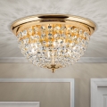 Crystal ceiling light PLAFOND 6xE27/40W/230V d. 47 cm gold