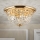Crystal ceiling light PLAFOND 6xE27/40W/230V d. 47 cm gold